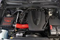 HPS Performance - HPS 57-2126-RED Red Air Intake Kit Post MAF Hose for 16-23 Toyota Tacoma V6 - Image 2