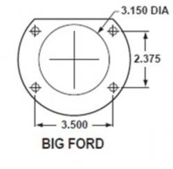 Leed Brakes - Leed Brakes RC0002 Rear Disc Brake Kit w/Plain Rotors & Zinc Plated Calipers - Image 2
