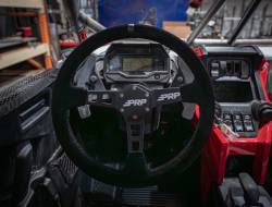 PRP - PRP G140 13"x3" Matte Black Deep Dish Steering Wheel Suede Grip - Image 2
