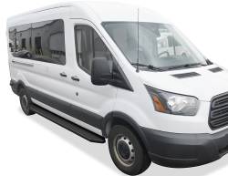 APS - APS IB06RDJ5H H-Series Running Boards Black for 15-25 Ford Transit Van - Image 1