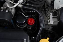 HPS Performance - HPS 5269-106R Billet Oil Cap M42x4.5 18mm Tall Thread 37mm Total Height - Image 2