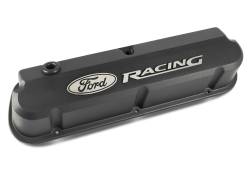 Ford Performance Parts - Ford Perf. 302-135 Slant Edge Valve Covers Die Cast Black Ford Logo for SBF - Image 2