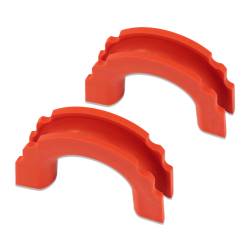 IAG Performance - IAG Performance IAG-BDY-F3051 I-Line Rear Bumper Red TPE Tow Loop Cover Pair - Image 2