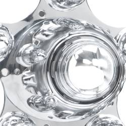 Wheel Vintiques - Wheel Vintiques 5013-G 6x5.5 Spider Chrome Cap - Image 2