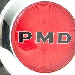 Wheel Vintiques - Wheel Vintiques 5000-A Pont Rallye 2 Black Pmd/Red BG Cap - Image 2