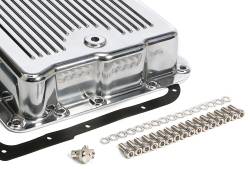 Trans-Dapt Performance - Trans-Dapt 9107 Polished Aluminum Transmission Pan Finned GM 700R4/4L60 - Image 3