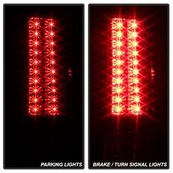 Spyder Auto - Spyder Auto 5014931 LED Taillights Chrome/Clear for 07-13 Sierra 1500/HD - Image 2
