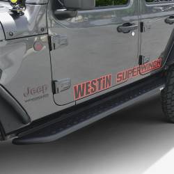 Westin - Westin 28-34065 Outlaw Textured Running Boards for 18-25 Jeep Wrangler JL 4DR - Image 2