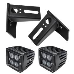 Oracle Lighting - Oracle 2142-504 Lower Windshield Mount Brackets w/Lights Combo - Image 2