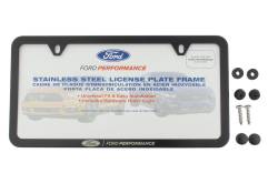 Ford Performance Parts - Ford Performance M-1828-SSB Slim License Plate Frame Black SS - Image 7