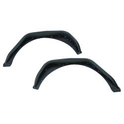 Rugged Ridge - Rugged Ridge 11615.72 HD Steel Tube Fenders Rear Pair Black 18-21 Jeep Wrangler - Image 1