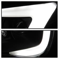 Spyder Auto - Spyder Auto 5083944 Light Bar Headlights Black/Clear for 08-14 Subaru WRX - Image 2