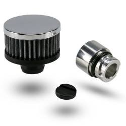 Metco Motorsports - Metco MS MBR0003 Valve Cover Breather w/Check Valve Chevy/Pontiac LSx/LTx - Image 1