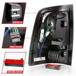 Anzo USA - Anzo USA 311320 Chrome Plank Style LED Tail Light for 09-18 RAM 1500/2500/3500 - Image 5