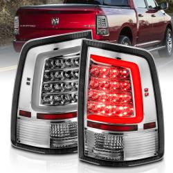 Anzo USA - Anzo USA 311320 Chrome Plank Style LED Tail Light for 09-18 RAM 1500/2500/3500 - Image 1