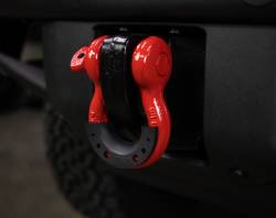 Mishimoto - Mishimoto BNDR-BK 3/4" Steel D-Ring Shackle Set 2 Pieces Black - Image 2