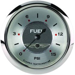 Classic Instruments - Classic Instruments AW345SRC All American 2-5/8 Fuel Pressure 15 PSI Gauge - Image 1