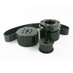 Top Street Performance - Top Street Performance 10092BK Gilmer Pulley Kit Billet Aluminum BBC Black - Image 1