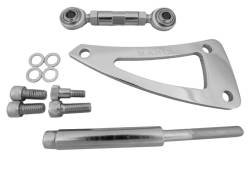 March Performance - March Performance P80120-06 Small Block Chevy Alternator Bracket Chrome - Image 2