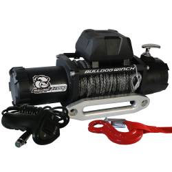 Bulldog Winch - Bulldog Winch 10046 1200 LB Winch 100' Synthetic Rope w/Fairlead - Image 1