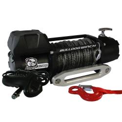 Bulldog Winch - Bulldog Winch 10046 1200 LB Winch 100' Synthetic Rope w/Fairlead - Image 2