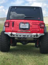 Motobilt - Motobilt MB1080 Rear Bumper Crusher w/Spare Tire Cut Out for 18+ Wrangler JL - Image 4