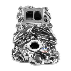 Edelbrock - Edelbrock 7101-CP Performer RPM Intake Manifold Chrome Plasma for SBC - Image 3