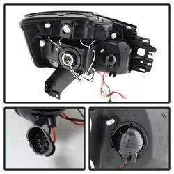 Spyder Auto - Spyder Auto 5078605 LED Halo Projector Headlights Black/Smoked - Image 2