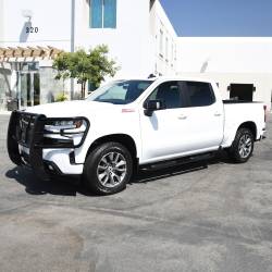 Westin - Westin 21-4135 4" Platinum Oval Nerf Bar for 19-25 Silverado/Sierra Crew Cab Blk - Image 2