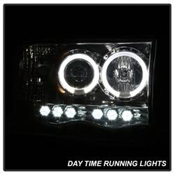 Spyder Auto - Spyder Auto Halo Projector Headlights Chrome/Clear for Dodge RAM 5009982 - Image 2