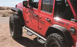 Rampage - Rampage 26410030 Rock Rail Nerf Bar Black for 18-26 Jeep Wrangler JL 2DR - Image 4