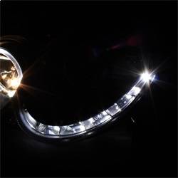 Spyder Auto - Spyder Auto 5038036 Black/Clear LED Halo Projector Headlights - Image 2