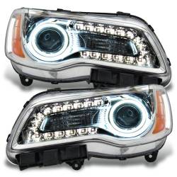 Oracle Lighting - Oracle 7730-334 SMD Pre-Assembled Headlights Non-HID Chrome Bezel Colorshift DRL - Image 2