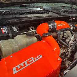 Wehrli Custom Fabrication - Wehrli WCF100301-CR Intake Kit Stage-2 4" for 04.5-05 Duramax LLY Candy Red - Image 2