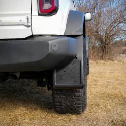 IAG Performance - IAG Performance IAG-BDY-F1304 Trail Shield Adj Mud Flaps F/R Set for 21+ Bronco - Image 2