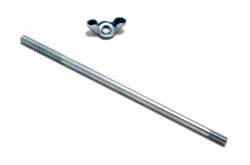 Trans-Dapt Performance - Trans-Dapt Performance 2175 6" Air Cleaner Stud & Stamped Wing Nut 1/4" -20 - Image 1