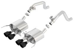 Borla - Borla Exhaust 11863CB ATAK Axle-Back System for 14-19 Corvette - Image 1