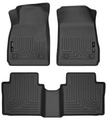 Husky Liner 99101 Weatherbeater Front/Rear Floor Liners Black for Chevy Impala
