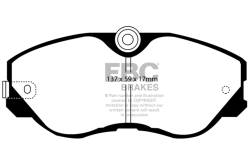 EBC Brakes - EBC Brakes DP3736C Redstuff Ceramic Low Dust Brake Pads for 87-89 300ZX - Image 1