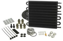 Derale - Derale 15902 4 & 6-Pass Dual Circuit Tube & Fin Cooler 11/32" & 1/2" Barb - Image 1