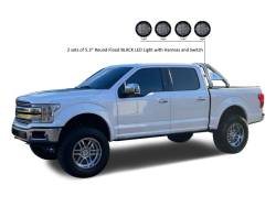 Black Horse Off Road - Black Horse RB001SS-PLFB Roll Bar w/5.3"LED for Titan/F150/Tundra/Ram/Silverado - Image 2