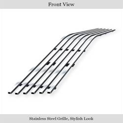 APS - APS GR03FEG68S Stainles Billet Bumper Grille Polish for 06-10 Chevy Corvette Z06 - Image 2