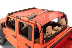 MasterTop - MasterTop 14201702 Freedom Mesh Bimini Top Plus for 20-23 Gladiator JT 4DR Red - Image 2