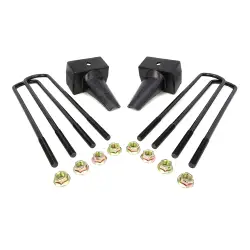 ReadyLift 26-3204 4" Rear Block w/U-Bolt Kit 11-24 Silverado/Sierra 2500HD/3500