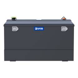 UWS - UWS ST-85-COMBO-MB Matte Black 85-Gallon Steel-Aluminum Combo Transfer Tank - Image 2