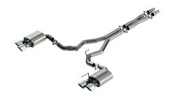 Borla - Borla 140965 ATAK Cat-Back Exhaust Dual Rear Exit 24-26 Mustang Dark Horse 5.0L - Image 1