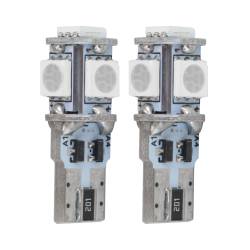 Oracle Lighting - Oracle 4801-002 T10 5 LED 3-Chip SMD Bulbs Blue Pair - Image 2