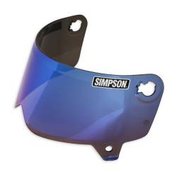 Simpson Motorcycle - Simpson Motorcycle 89203MA Helmet Shield LTS OB IRIDIUM SHIELD XS & SM - Image 1