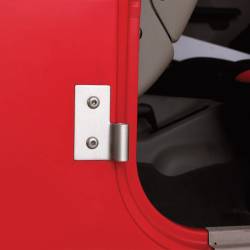 Smittybilt - Smittybilt 7607 Lower Door Hinge Bracket Black for 76-06 Jeep Wrangler TJ/YJ/CJ - Image 3