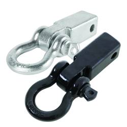 Smittybilt - Smittybilt 29312B 2" Receiver 3/4" D-Ring Black Hitch Mounted - Image 2
